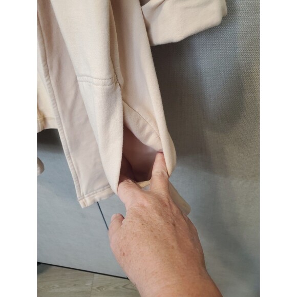 Lands' End Tan Open Front Knit Cardigan with Pockets Size 3X - Picture 4 of 7